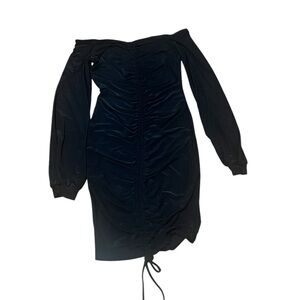 Elegant Black Off-Shoulder Dress